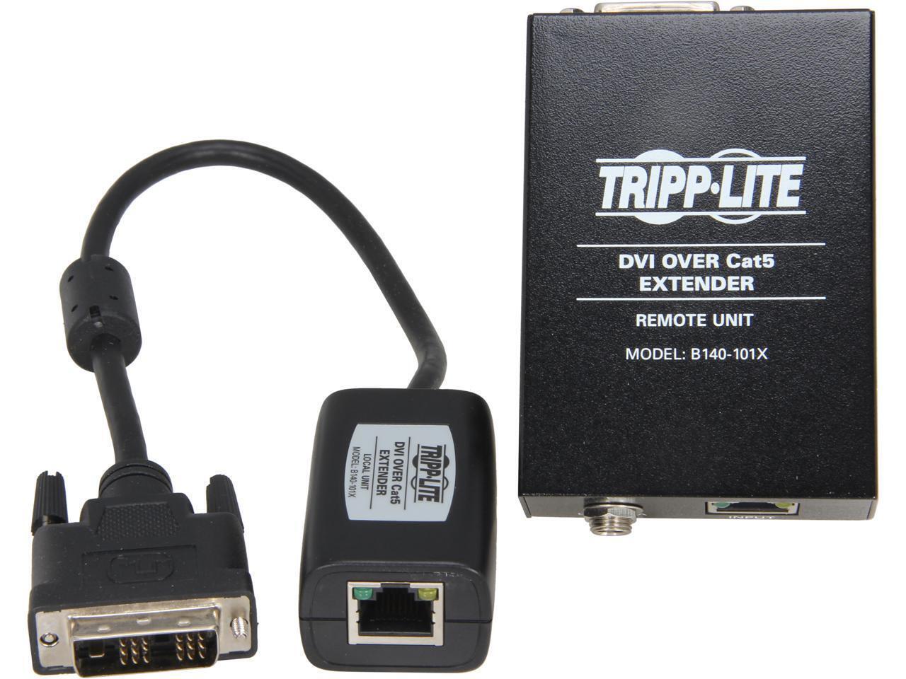 Tripp Lite DVI Over CAT5 2pc Super - Extender Kit up to 200 ft. B140-101X