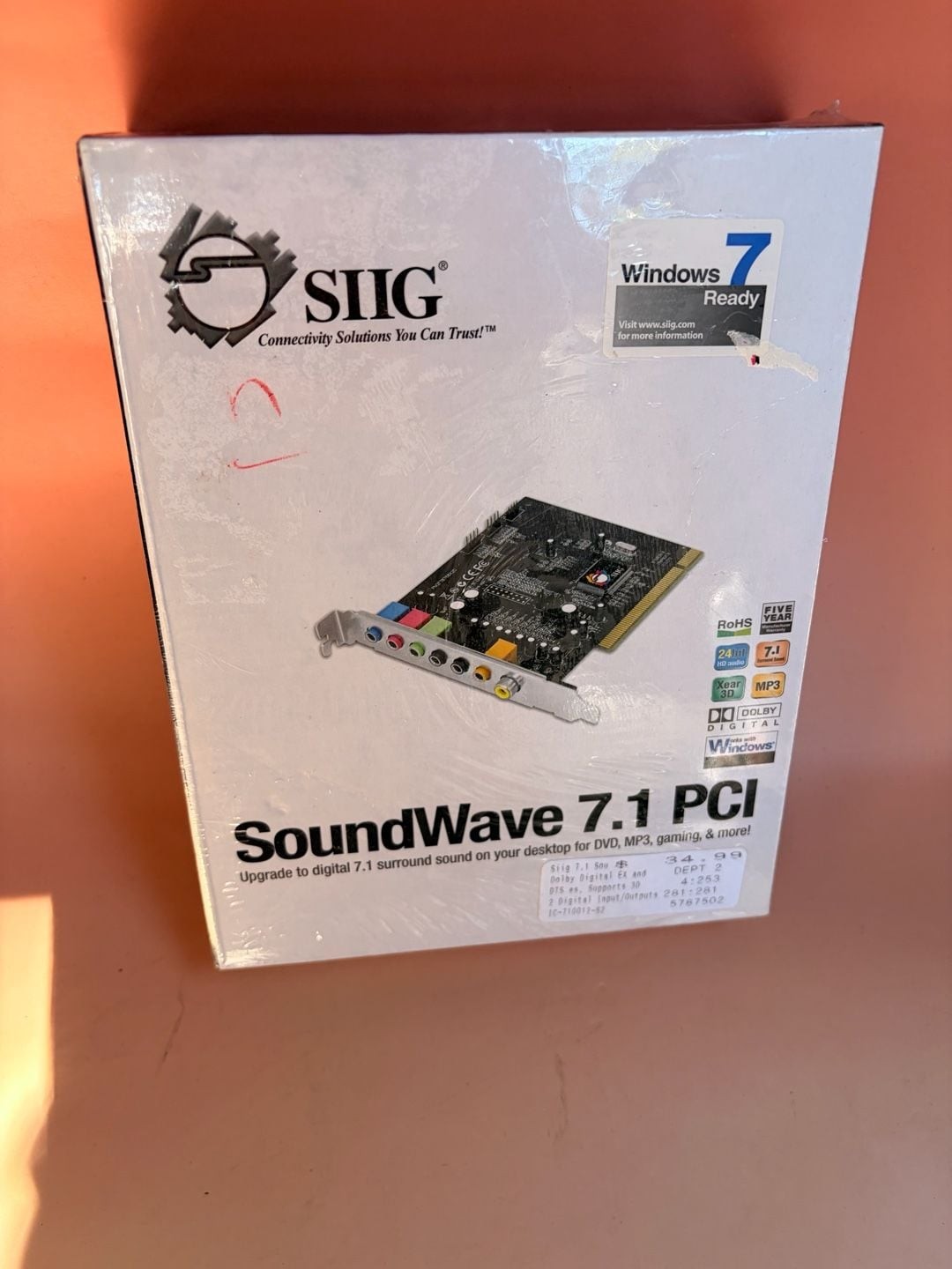 SIIG SoundWave 7.1 PCI Sound Card IC-710012-S2