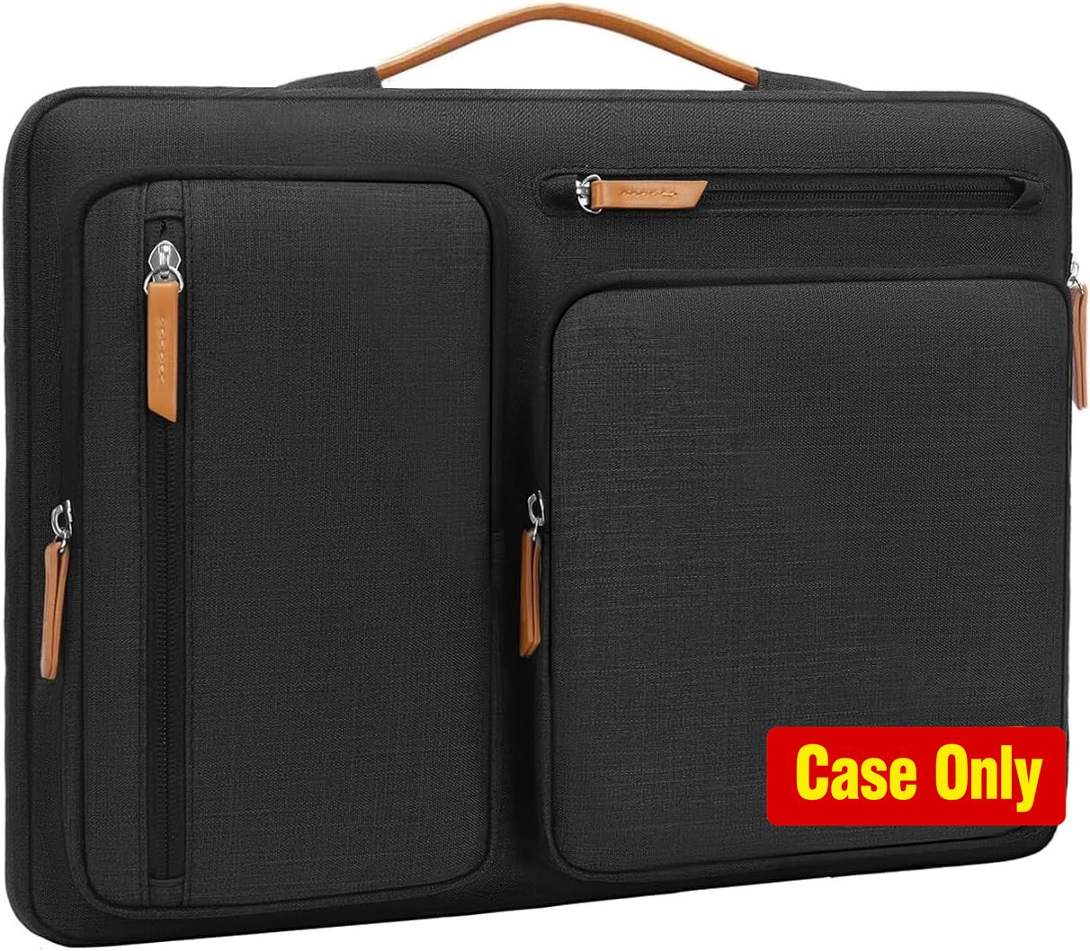 Tablet Sleeve Bag for 11 inch iPad Air M3 M2, Galaxy Tab S9, Black with Zippers