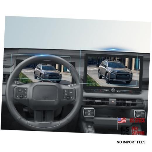 2Pcs Matte Anti-Glare for 2026 RAV4 Screen Protector (12.9"& 12.3")