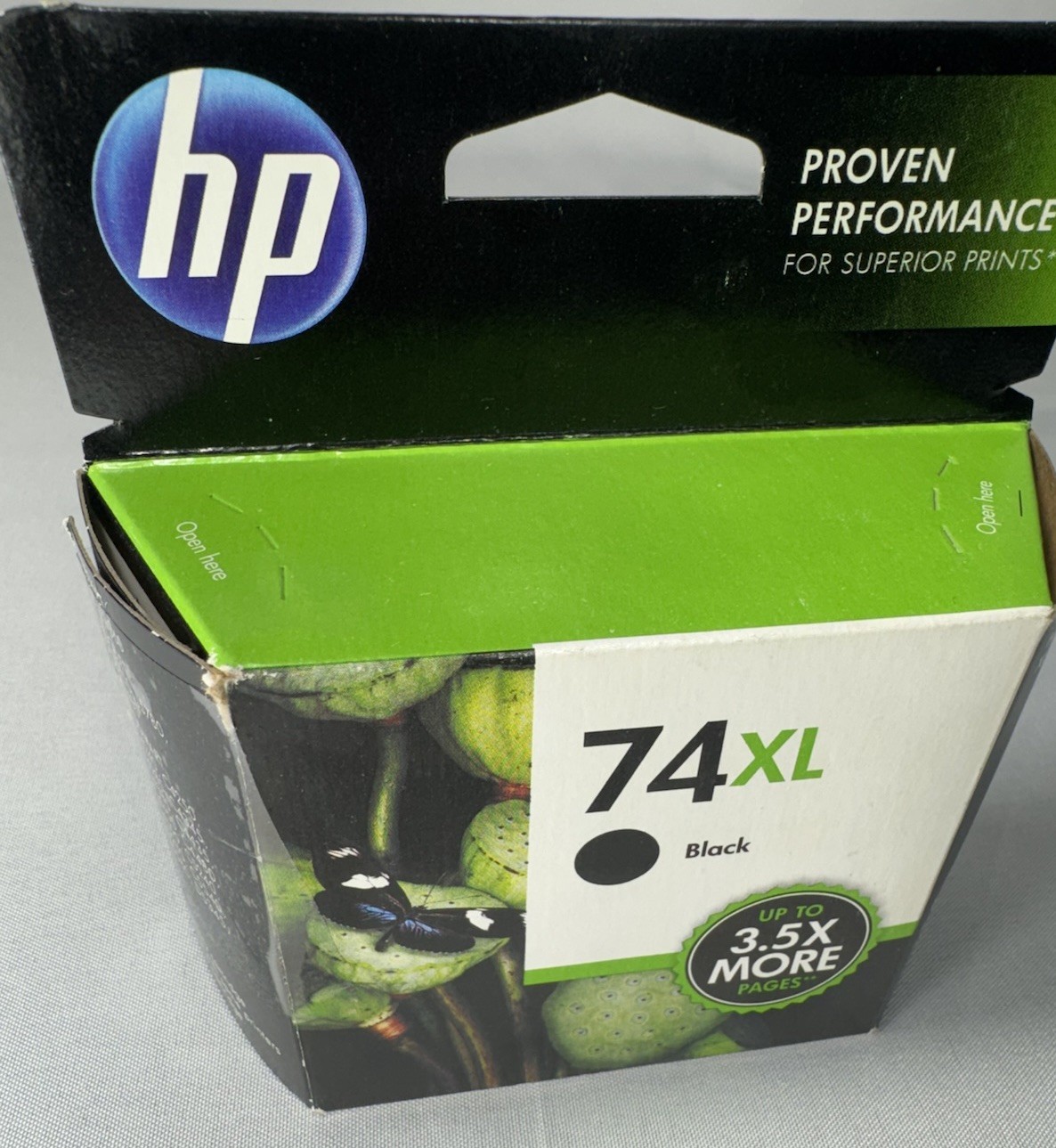 HP 74XL Black High Yield Ink Cartridge (CB336WN140) Genuine/Original OEM New