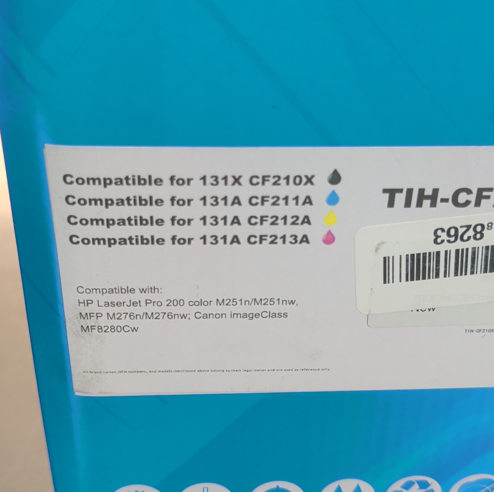 Compatible Toner Cartridge 131X & 131A - 4 Pack (black, Cyan, Yellow, Magenta)