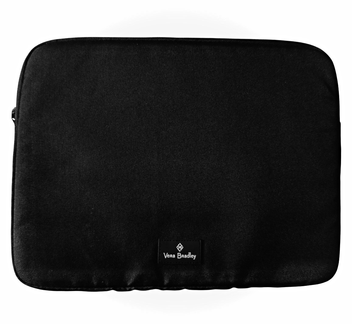 ✨NEW✨Vera Bradley Lighten Up Padded Floral Lined Laptop Sleeve in Reactive Black