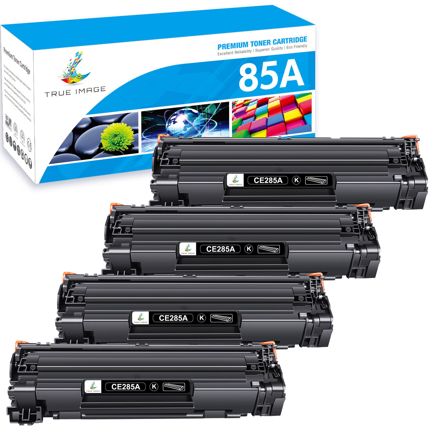 CE285A 85A Black Toner Cartridge for HP LaserJet P1102 P1102W P1109 M1217nfw Lot