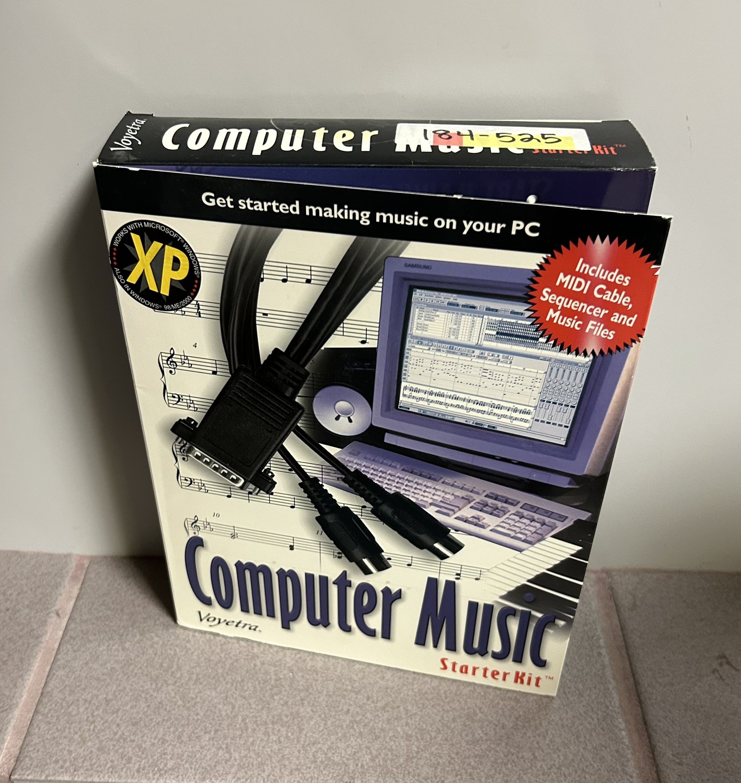 Voyetra Computer Music Starter Kit w/CD Win 98, ME, 2000 Pro, XP w/ Cord SEALED