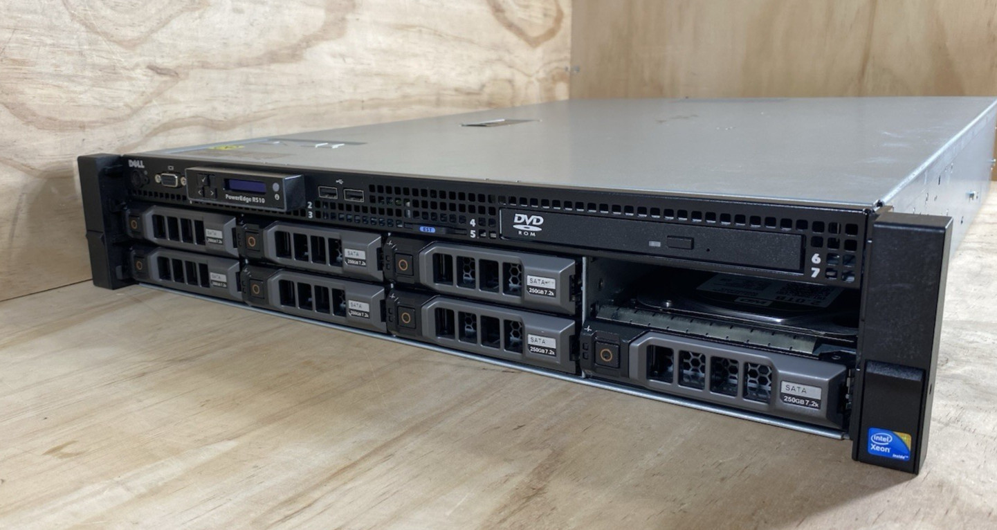 Dell PowerEdge R510 Server- (2x)Xeon X5620@ 2.4GHz, 64GB DDR3, 250 GB+ 12TB HDD
