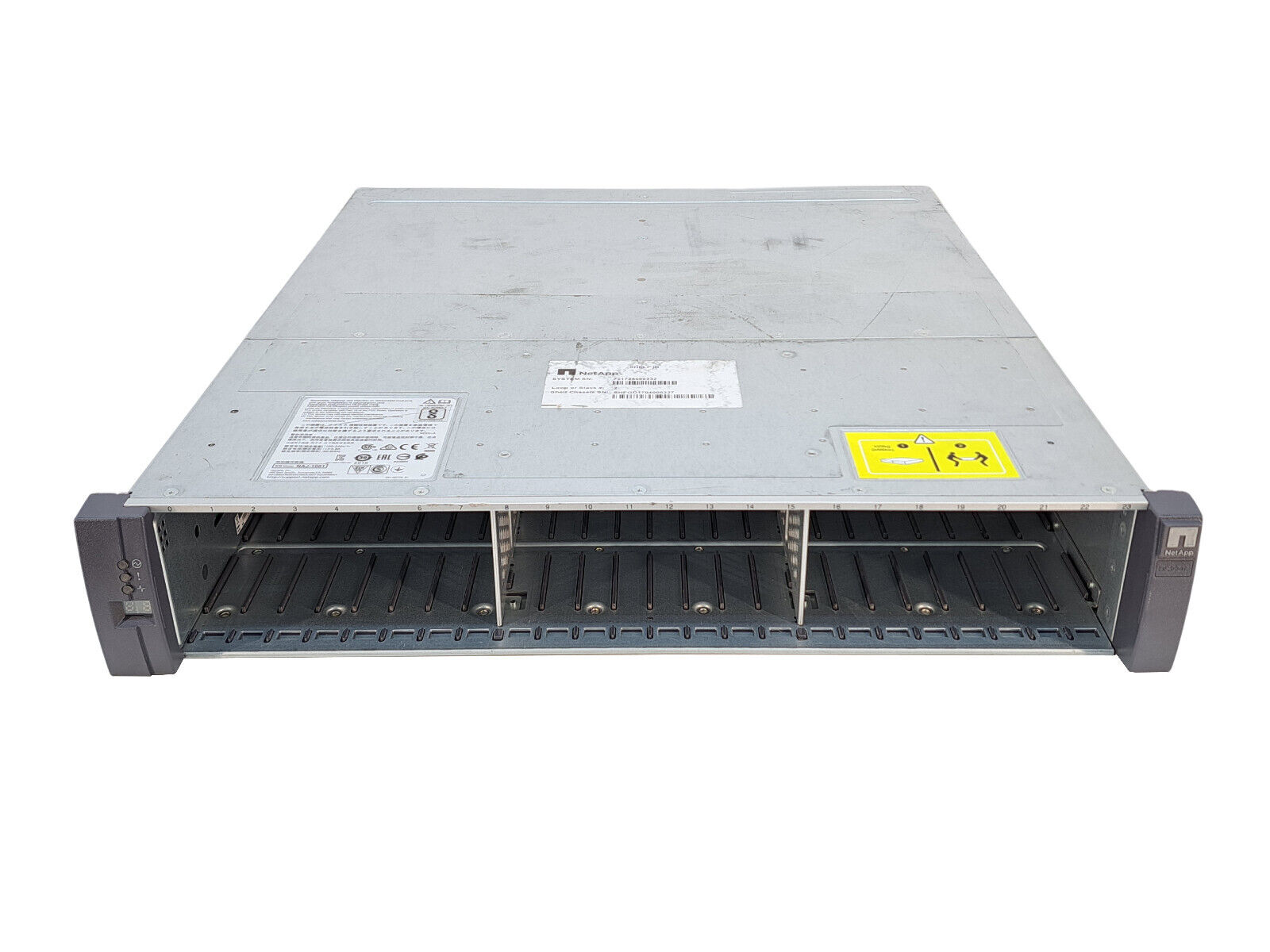 NetApp NAJ-1001 24 Bay SFF Storage Array w/ Dual IOM6 6Gb/s SAS Controllers