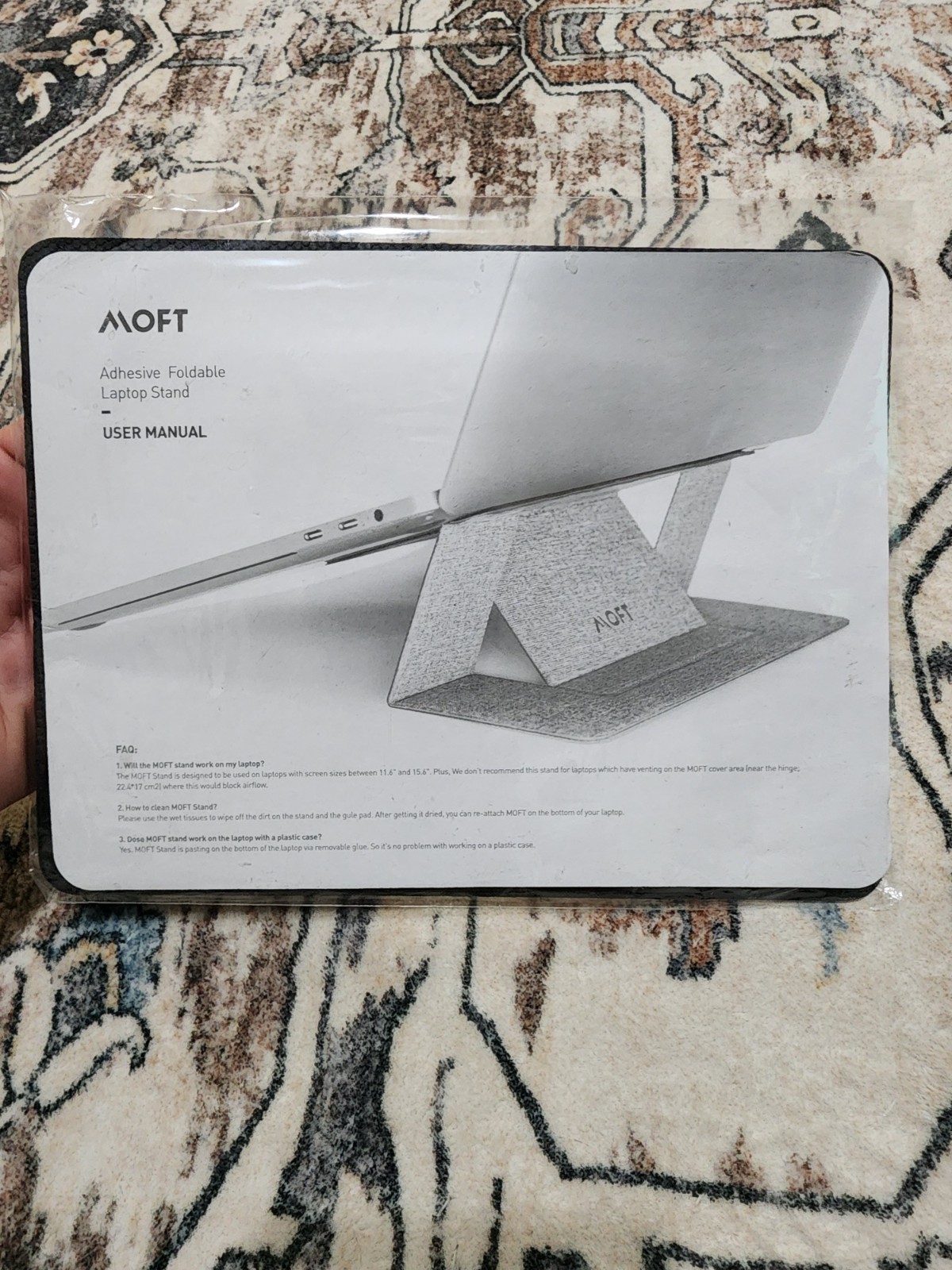 MOFT Adhesive Foldable Laptop Stand Gold 11.6 To 15.6 NEW