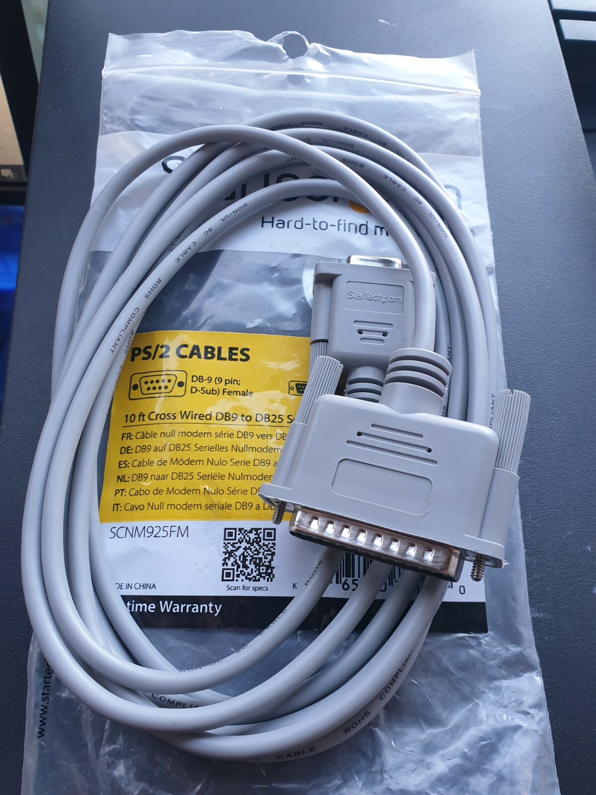 STARTECH SCNM925FM 10FT NETWORK CABLE (R4S4.4B1)