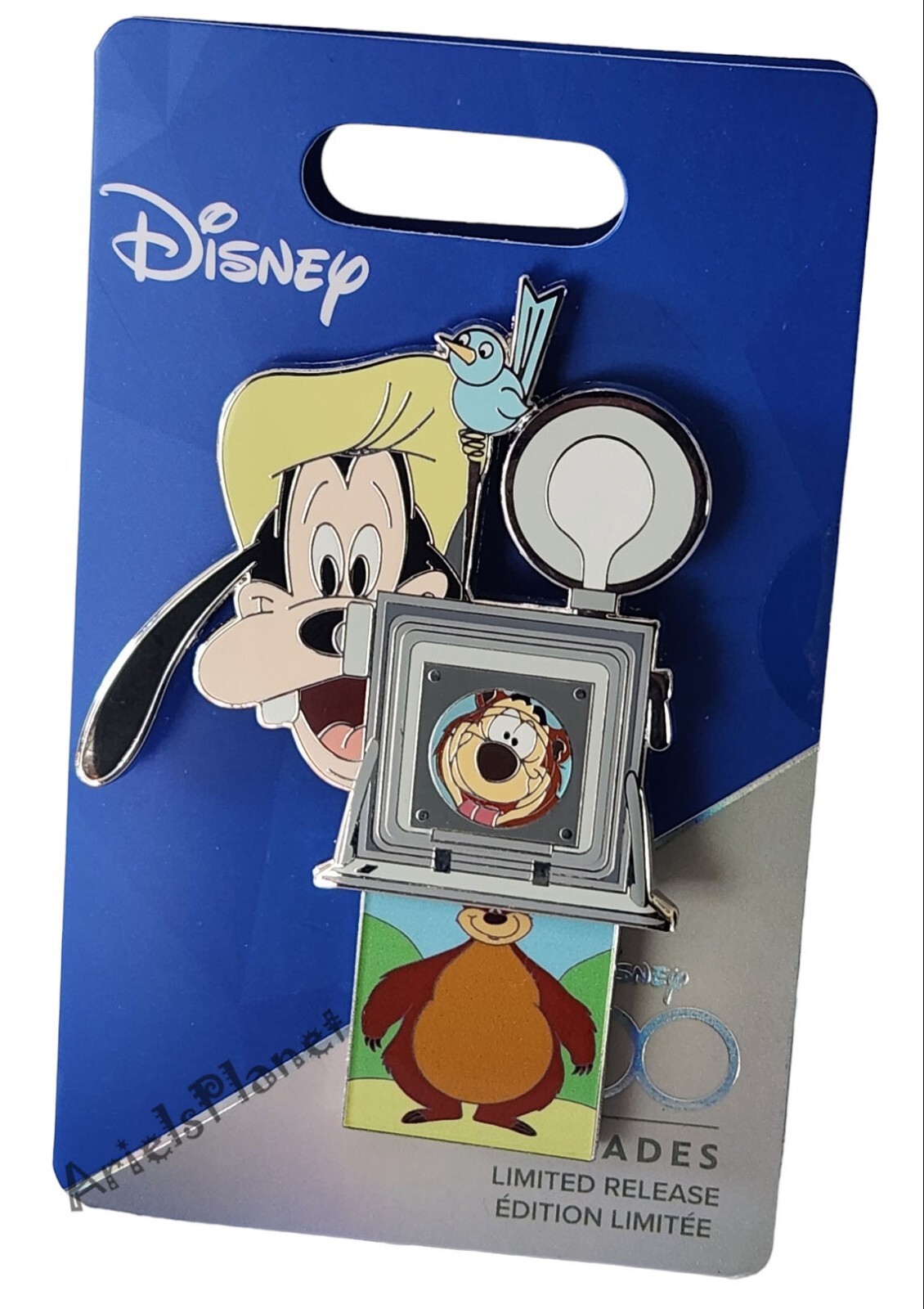 Disney Parks Goofy & Humphrey Bear Decades Pin Hold That Pose Disney100 LR
