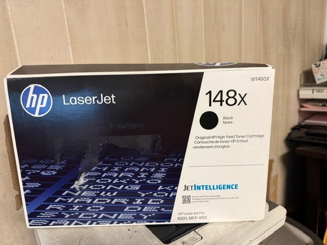 Genuine HP 148X Black High Yield Toner Cartridge (W1480X)  New Open Box
