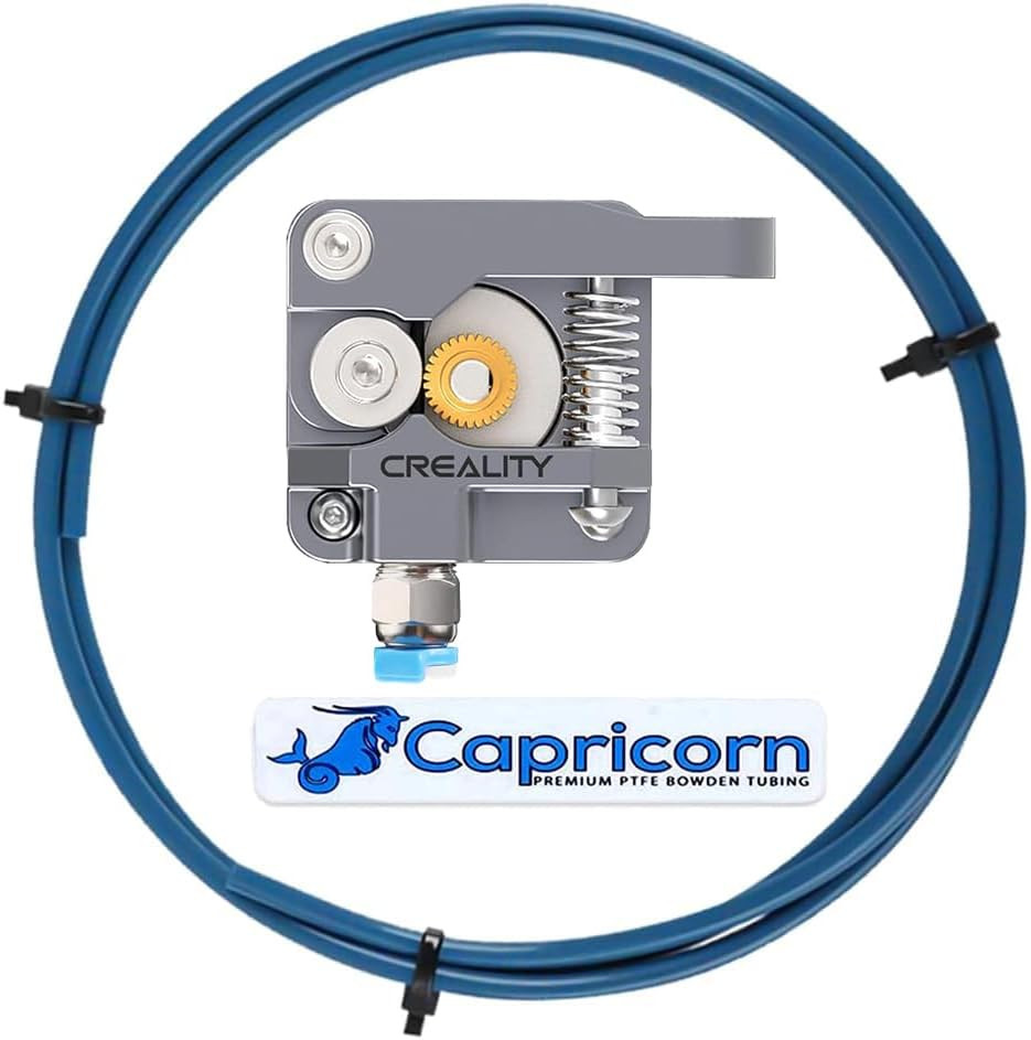 Ender 3 Extruder & 1M Capricorn PTFE Bowden Tubing Upgrade Metal Drive