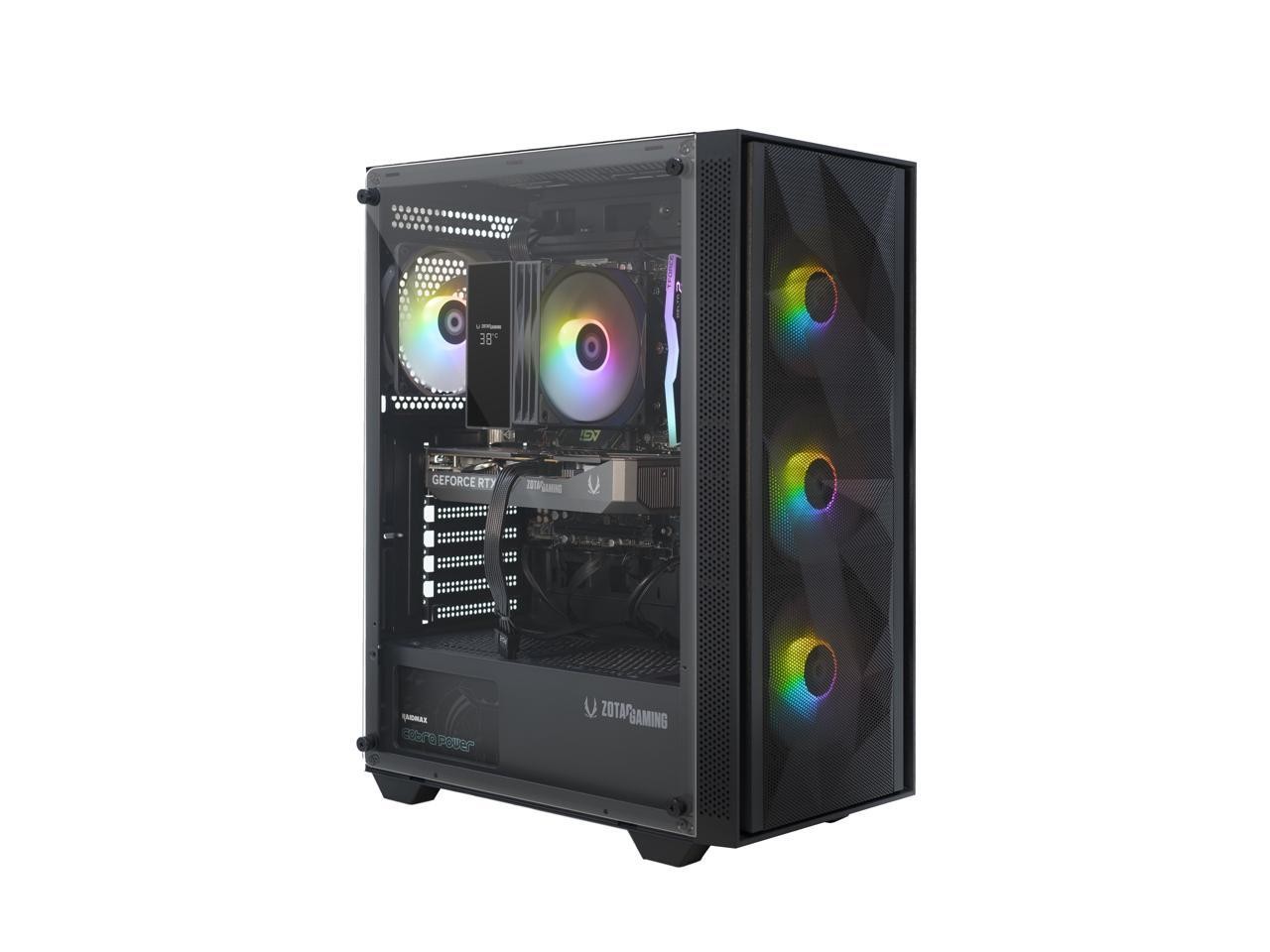 ZOTAC GAMING MEK Series Gaming PCs - NVIDIA GeForce RTX 5050, AMD Ryzen 5 5500