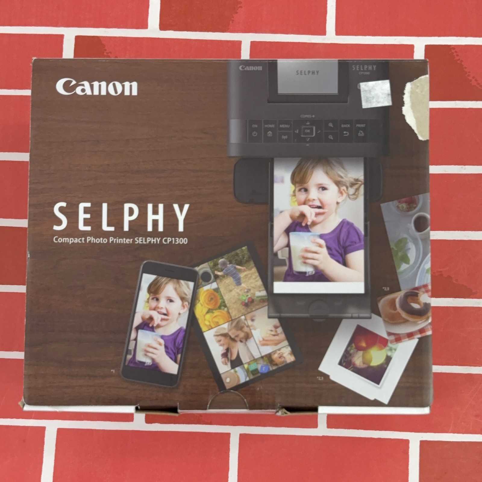 Canon SELPHY CP1300 Compact Wireless Photo Printer - Portable Dye Sublimation