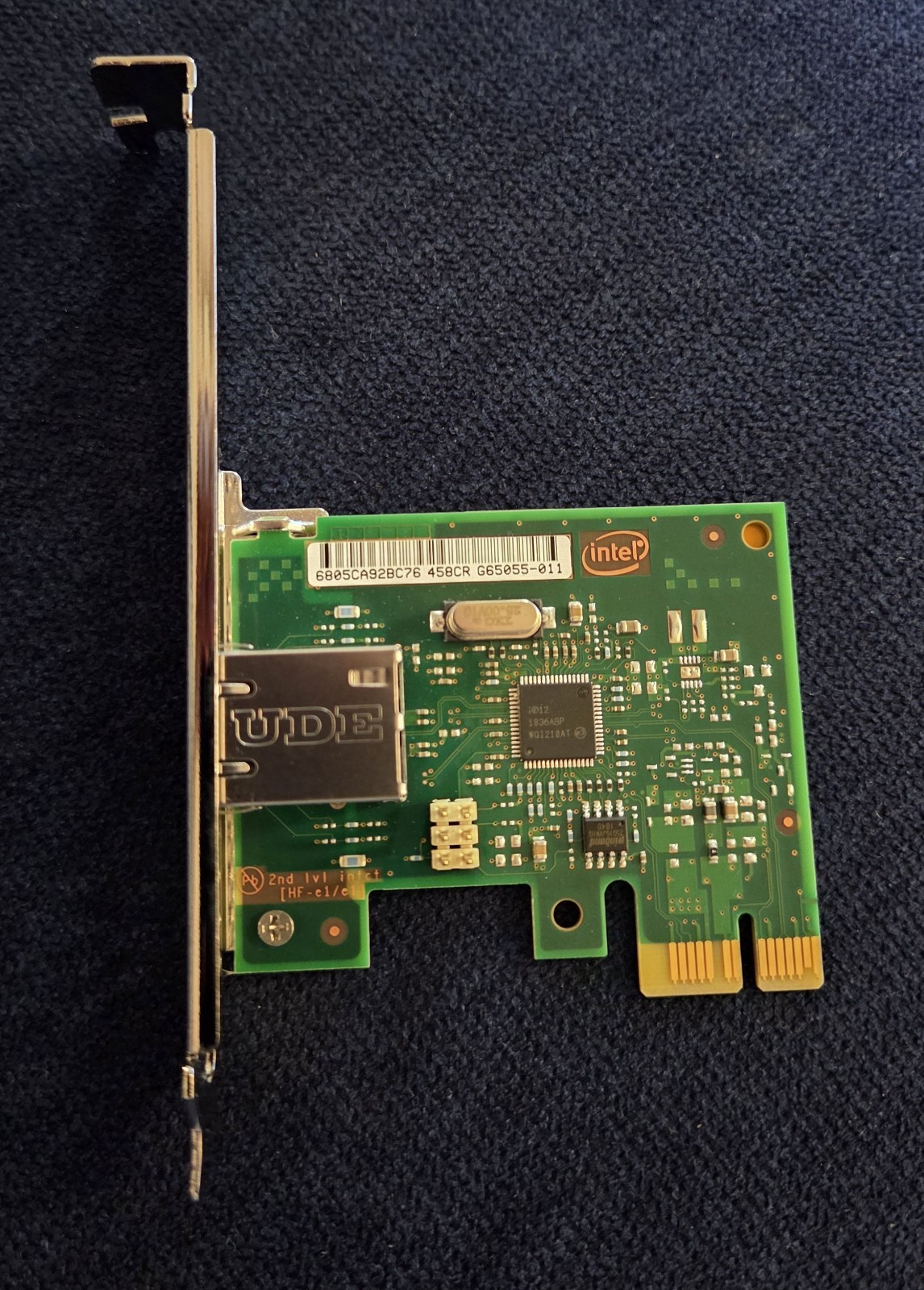 INTEL G65055-011 Gigabit Network Adapter 728562-001 697356-001