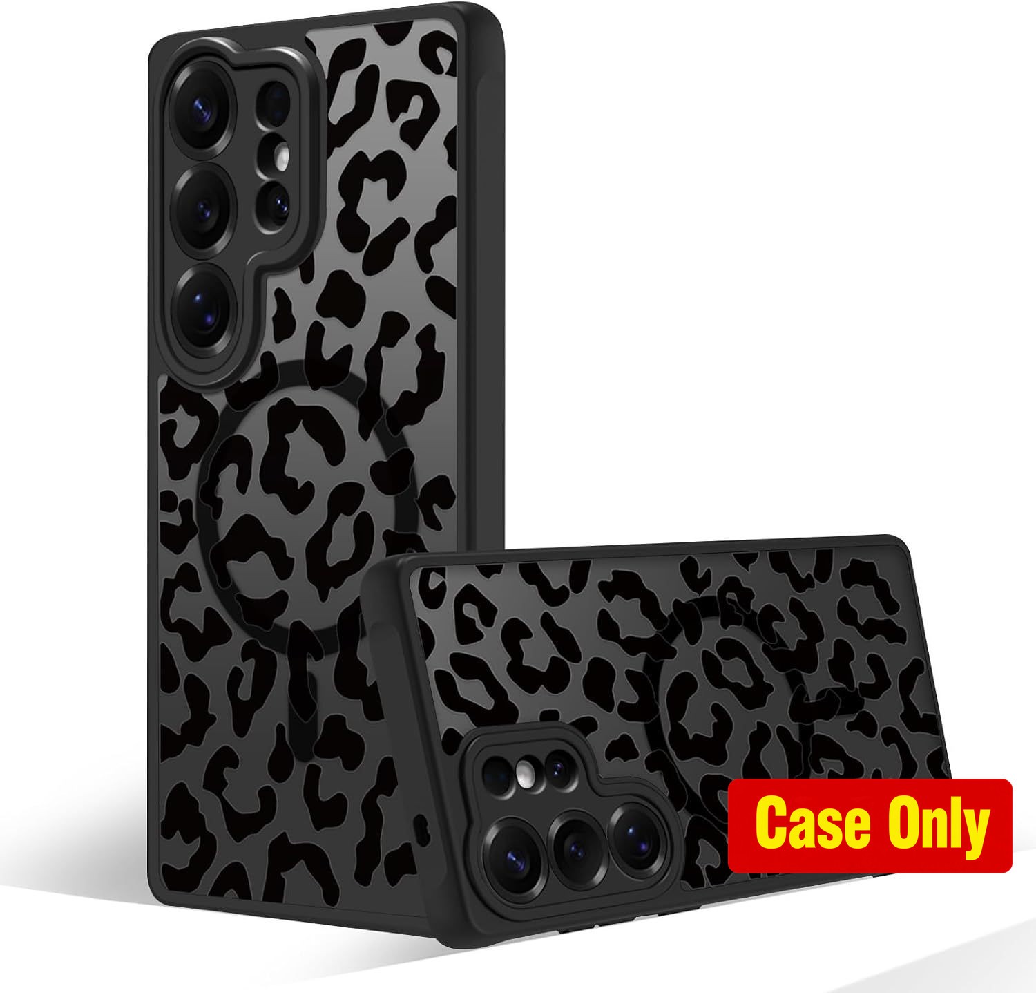 Case for Samsung Galaxy S26 Ultra, Shockproof, Cute Black Leopard Design