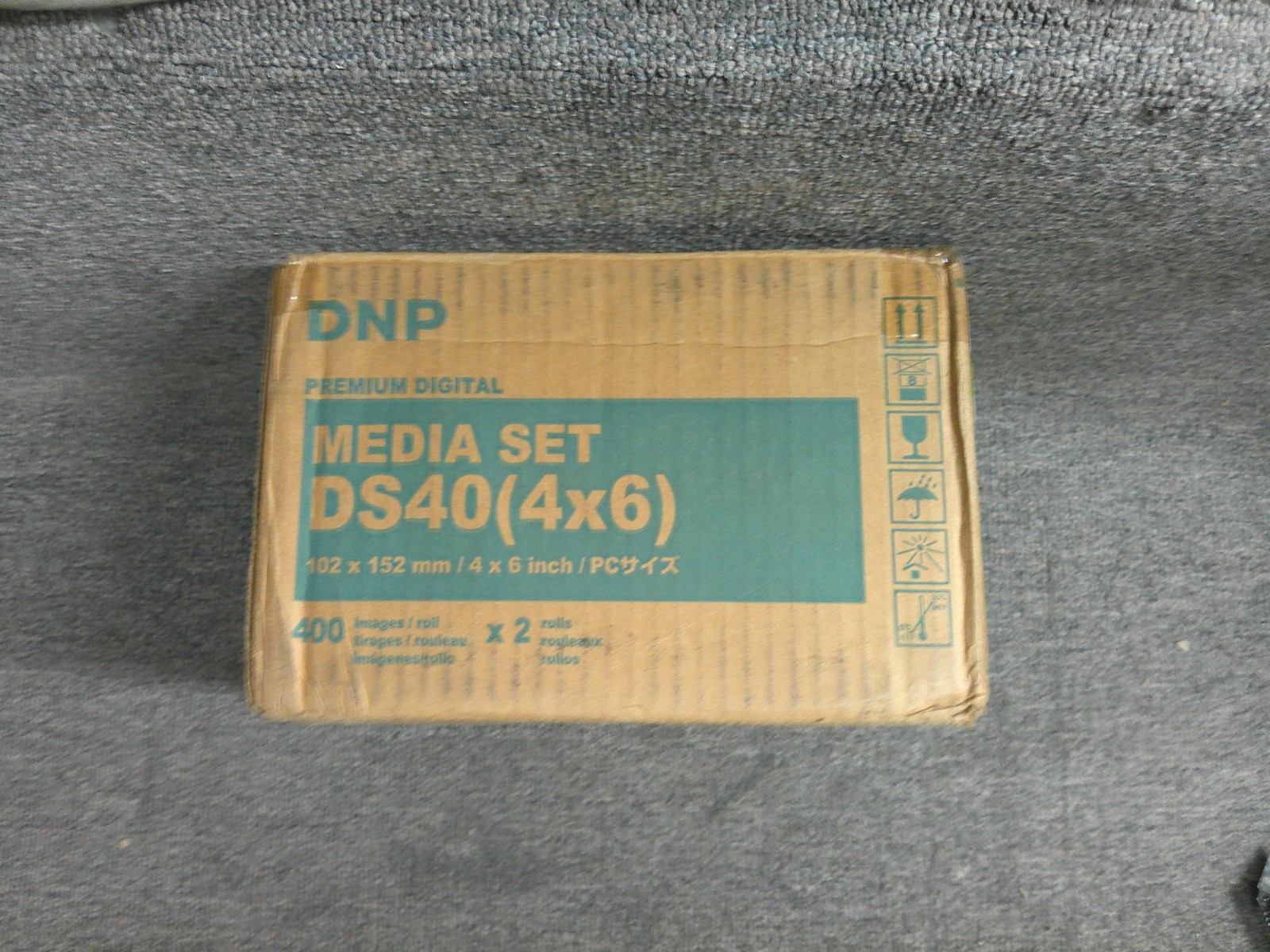 New DNP DS40 (4X6) DIGITAL MEDIA KIT (2 ROLLS PER BOX) 400 PRINTS PER ROLL