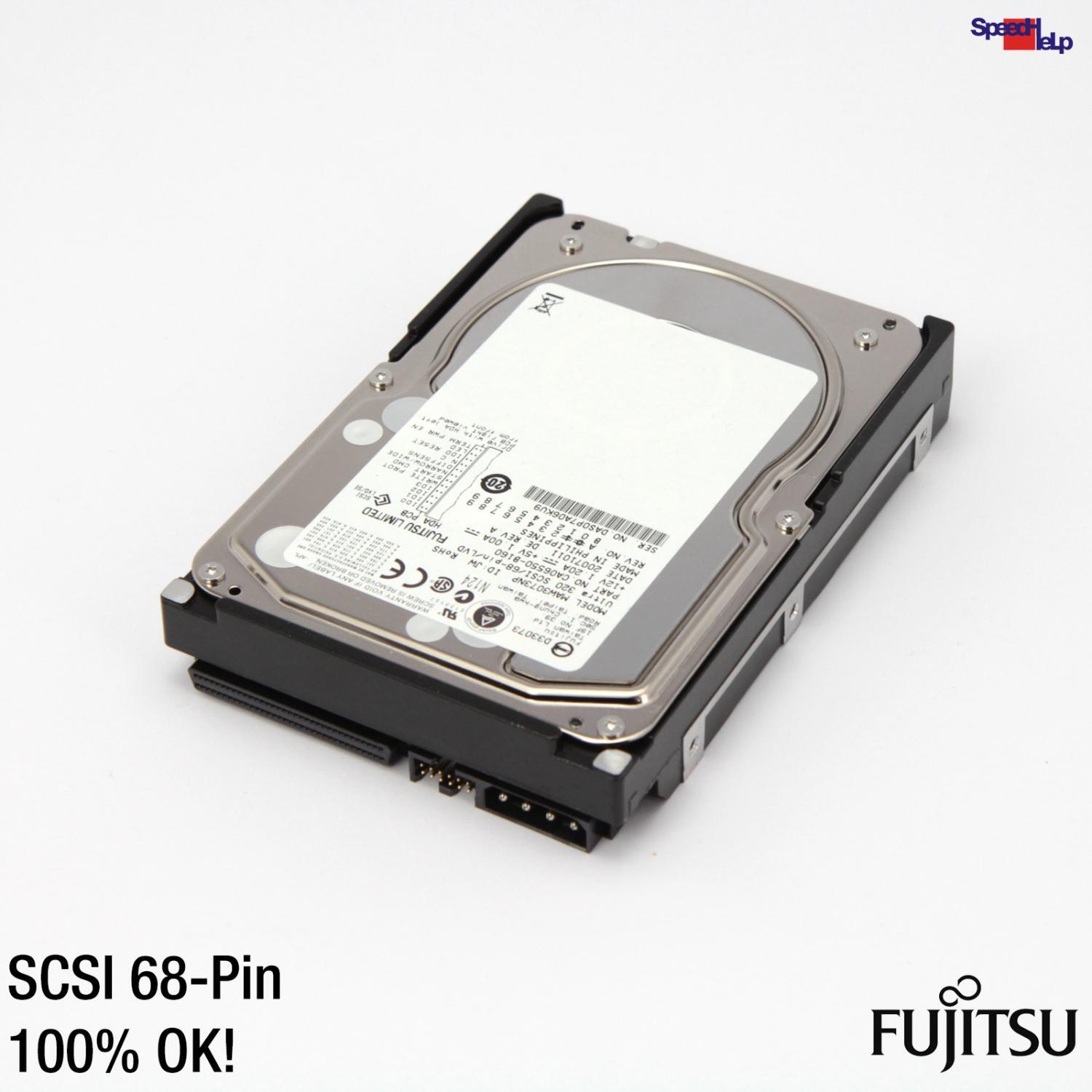 MAW3073NP FUJITSU HDD SCSI U320 73GB HARD DRIVE HARD DISK DRIVE CA06550-B160 UW