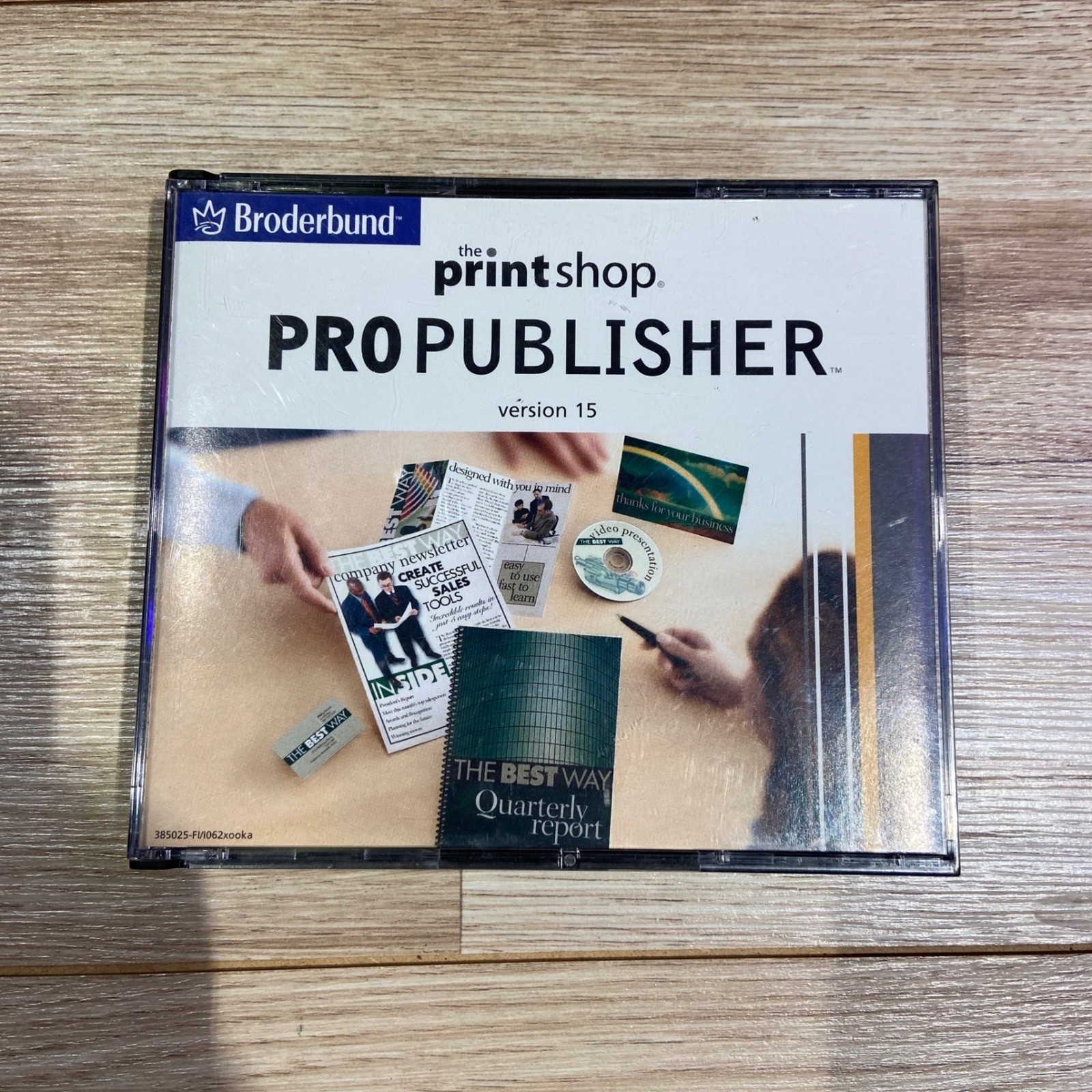 Broderbund The Print Shop Pro Publisher Version 15 PC Software CD-ROM