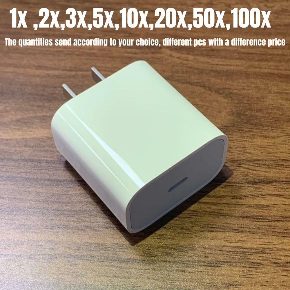 Wholesale Lot For iPhone 14/13/12/8 USB-C Fast Wall Charger 20W PD Power Adapter