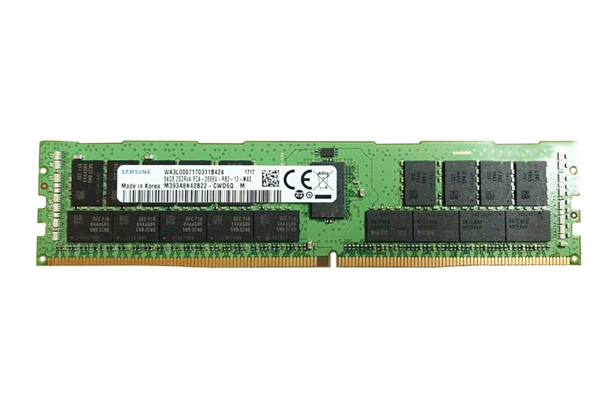 RAM Samsung 64GB 2S2Rx4 PC4-2666V-R DDR4 RDIMM PC4-21300R M393A8K40B22-CWD