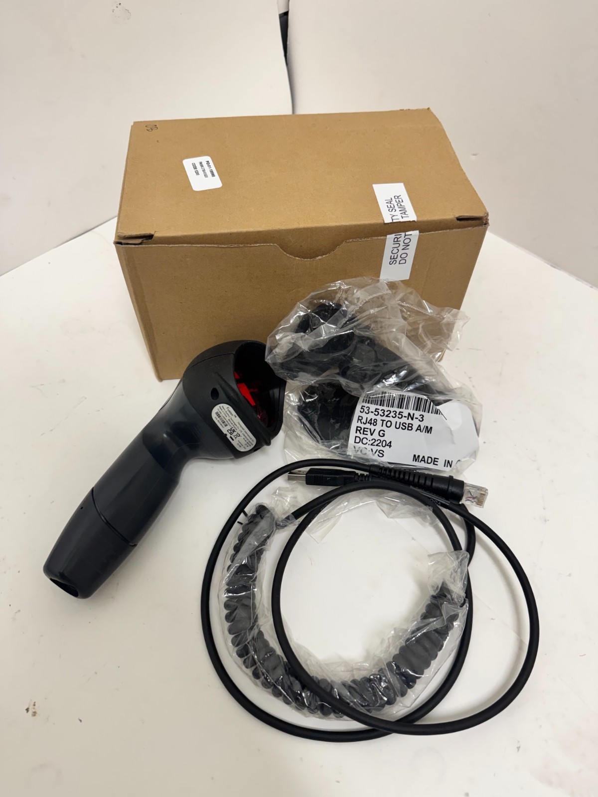 Open box Honeywell MK3780-61A38 Metrologic MS3780 Fusion Barcode Scanner KIT