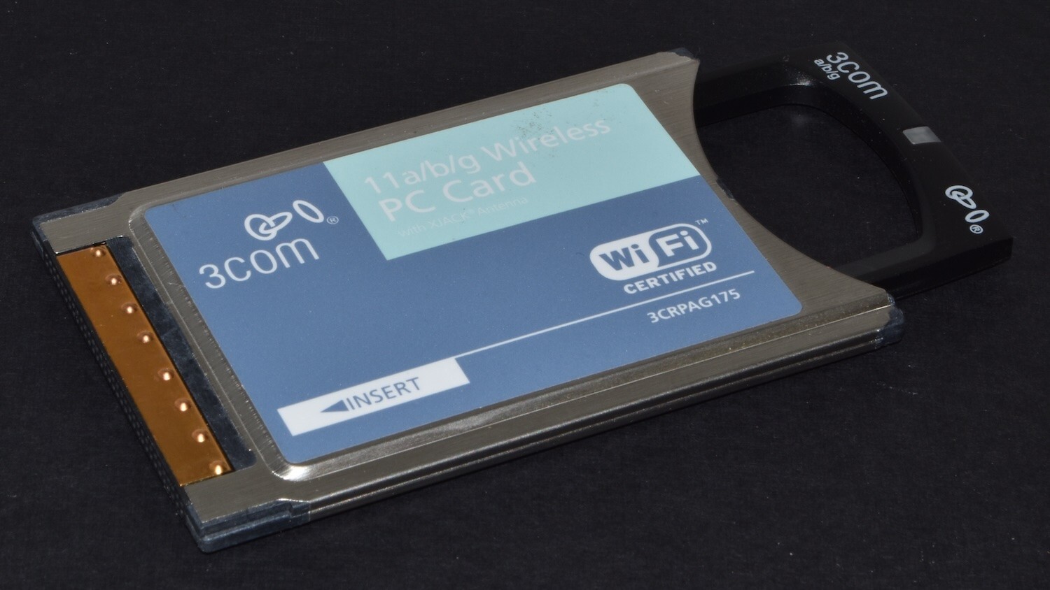 3Com 802.11a/b/g Wireless PCMCIA Card with X-Jack Antenna *Used* 3CRPAG175