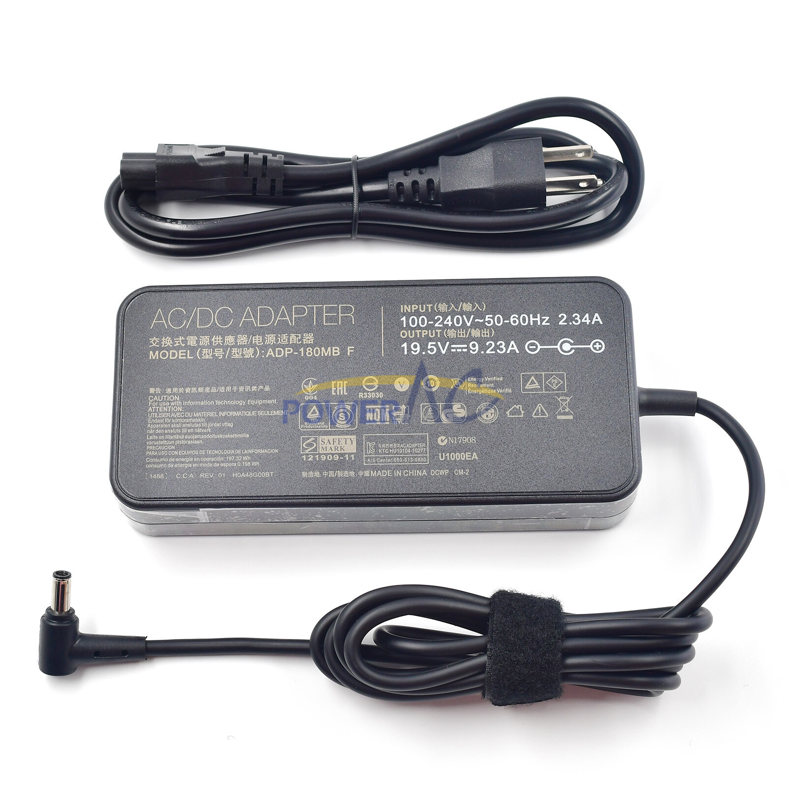 180W Charger AC Adapter for ASUS TUF Gaming FX705GE-EV036T FX705GM-BI7N5