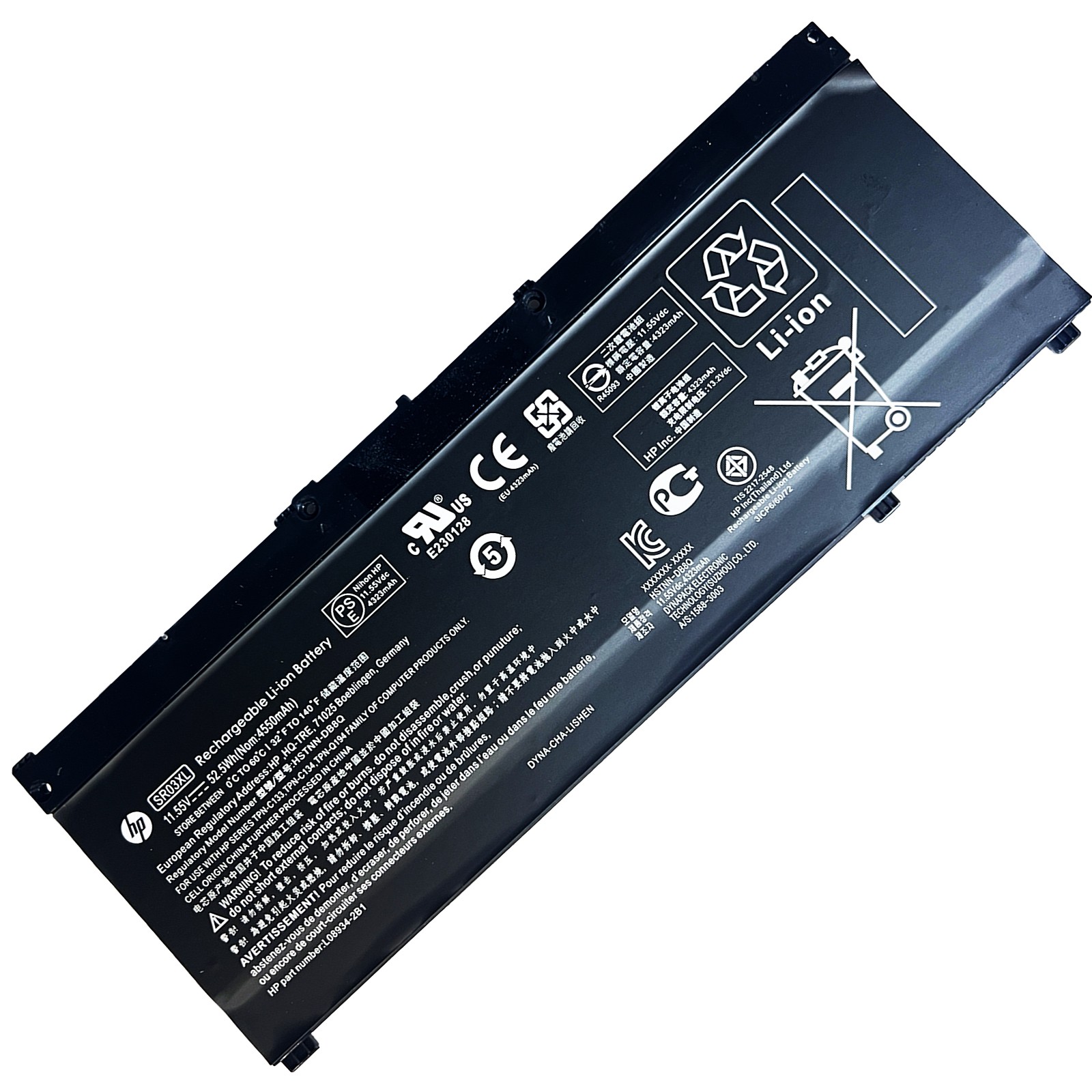 Genuine OEM 52.5Wh SR03XL Battery For HP Pavilion 15-CX L08855-855 HSTNN-IB8L