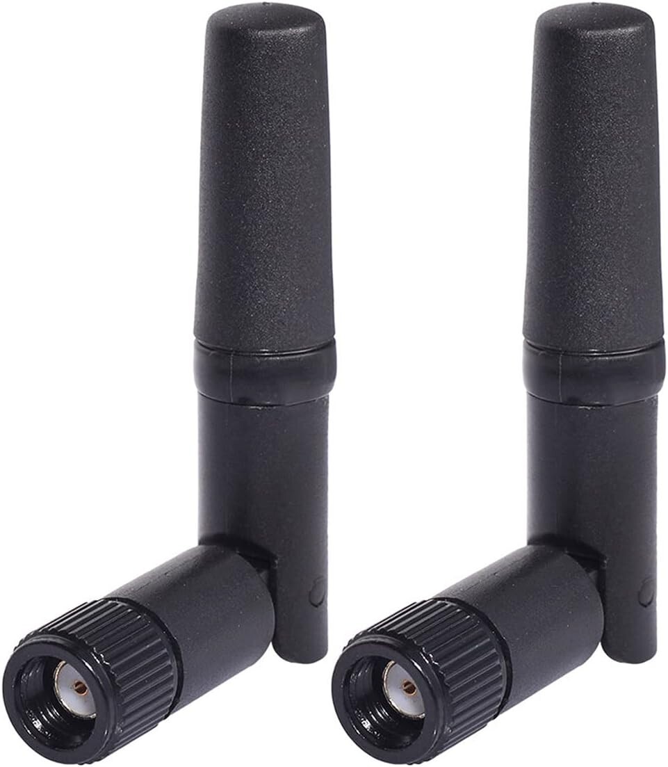 2pcs Small WiFi Antenna Dual Band RP-SMA for PC Desktop Computer PCI PCIe Card