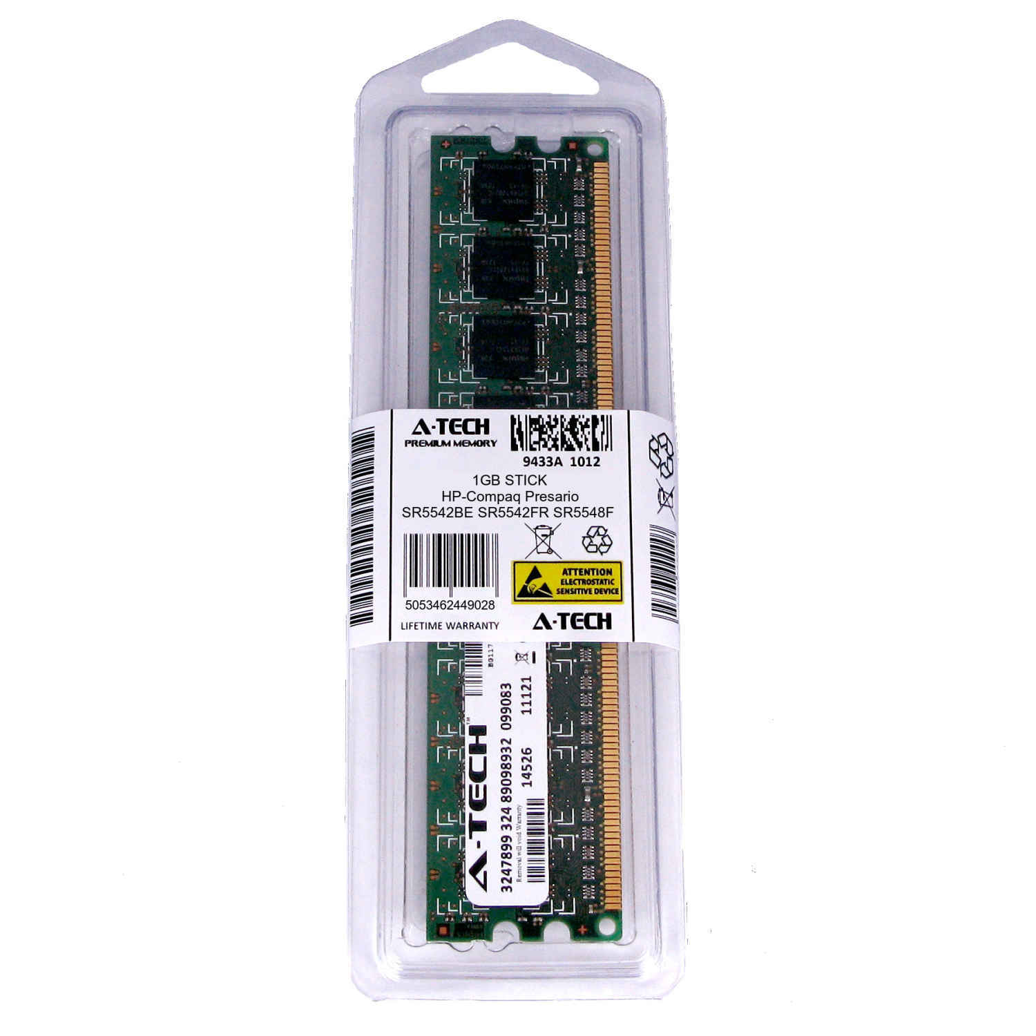 1GB DIMM HP Compaq Presario SR5542BE SR5542FR SR5548F SR5550F Ram Memory
