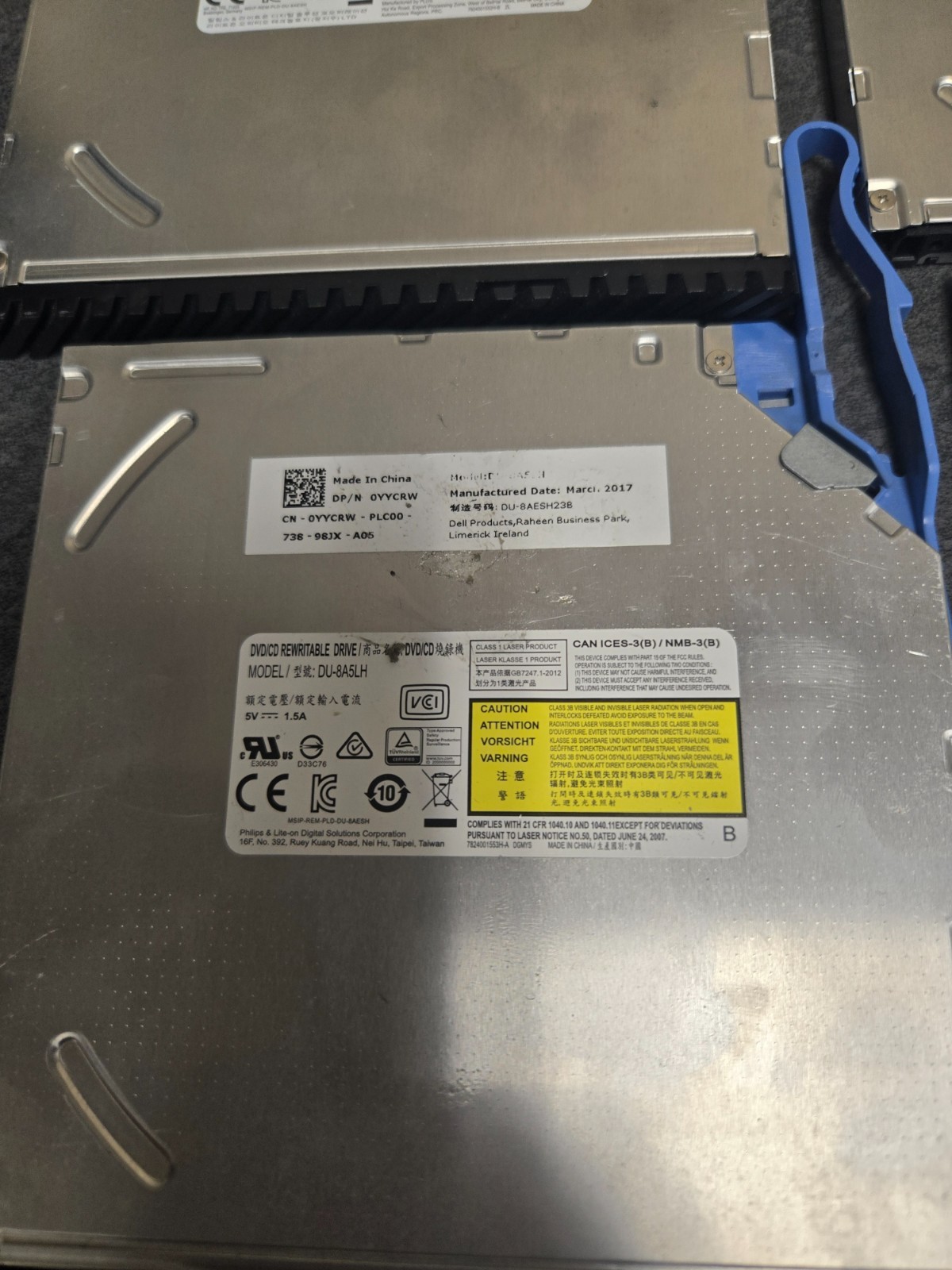 LOT OF 4 GENUINE HP DU-8AESH-HC3 DVD/CD Rewritable Drive 849055-HC3 SATA