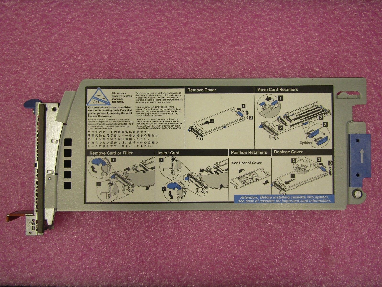 44V4768 IBM 5647 PCI-X/PCIe Blind Swap Cassette P