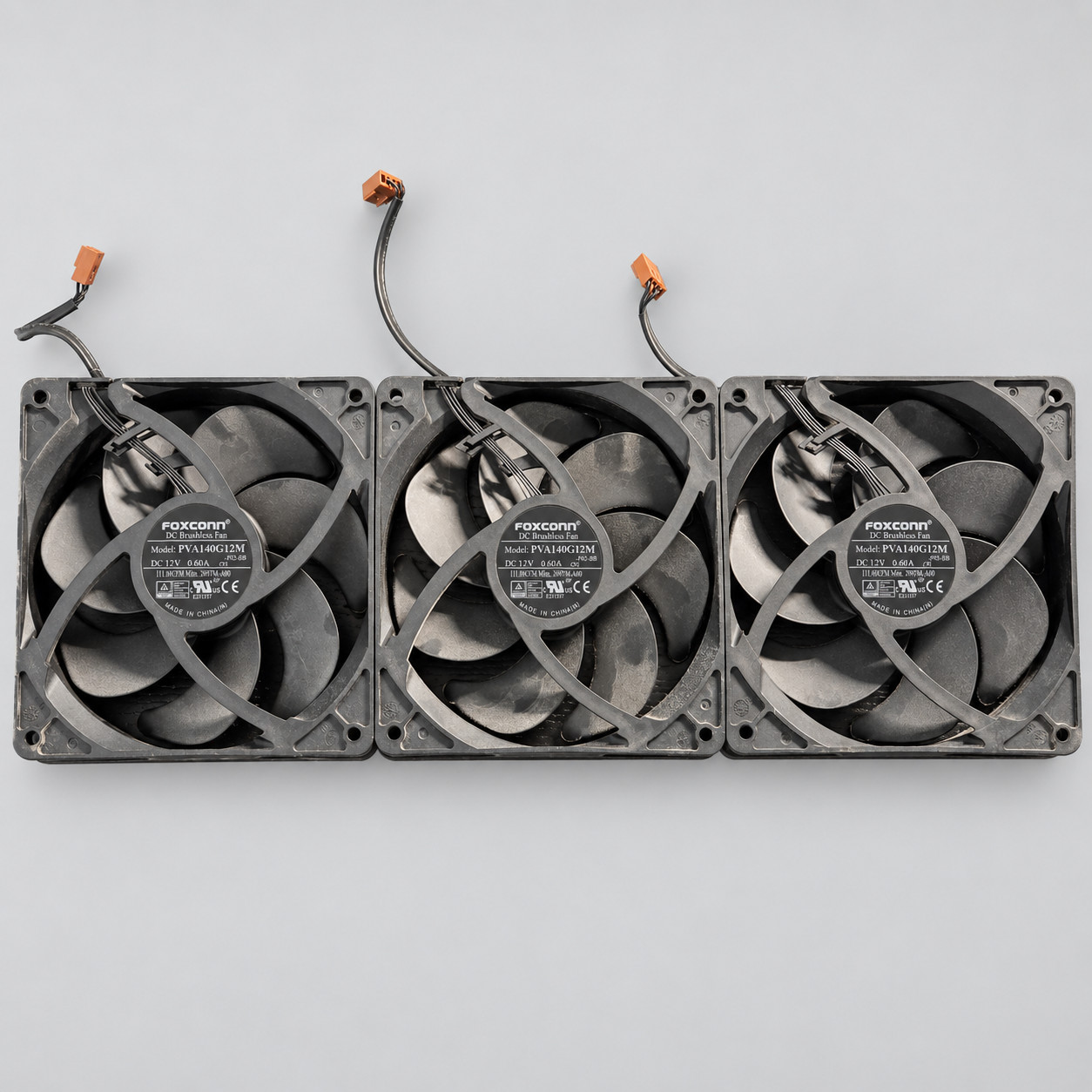 Dell Pro Max T2 FCT2250 140mm Case Fans Lot of 3 Foxconn PVA140G12M