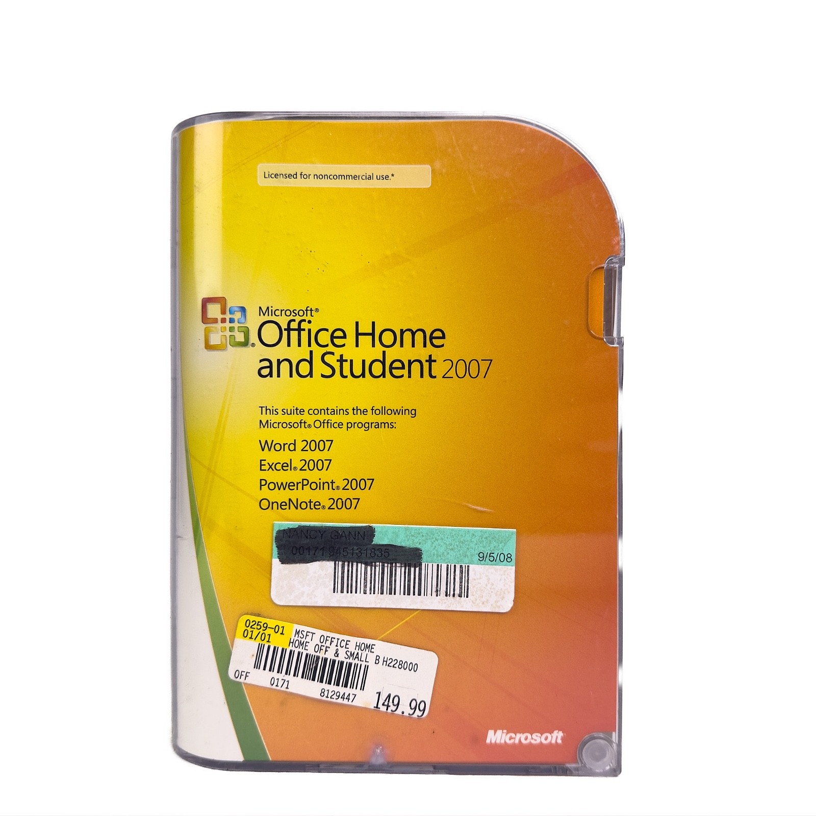 Microsoft Office 2007 Home and Student w/ Product Key - Excel, Word, PowerPoint