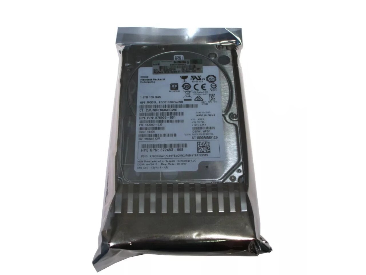 FOR HPE J9F49A 787649-001 MSA 1.8TB 2.5" SAS 10K 12G SFF BC HDD Hard Drive NEW
