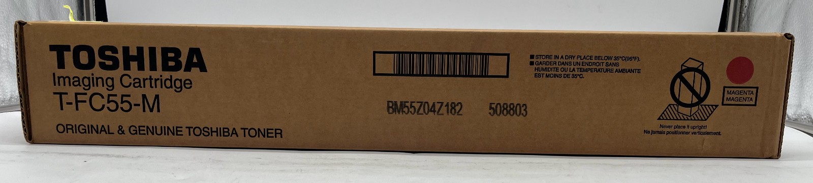 Genuine Toshiba TFC55M (T-FC55-M) Magenta Toner Cartridge, OEM