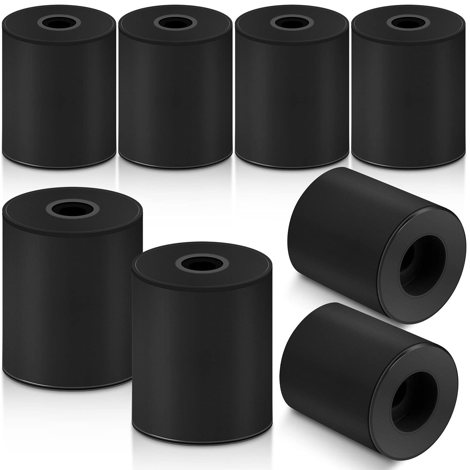 Frienda 8 Pcs 3D Printer Heat Bed Leveling Parts Silicone Solid Column OD 0.63''