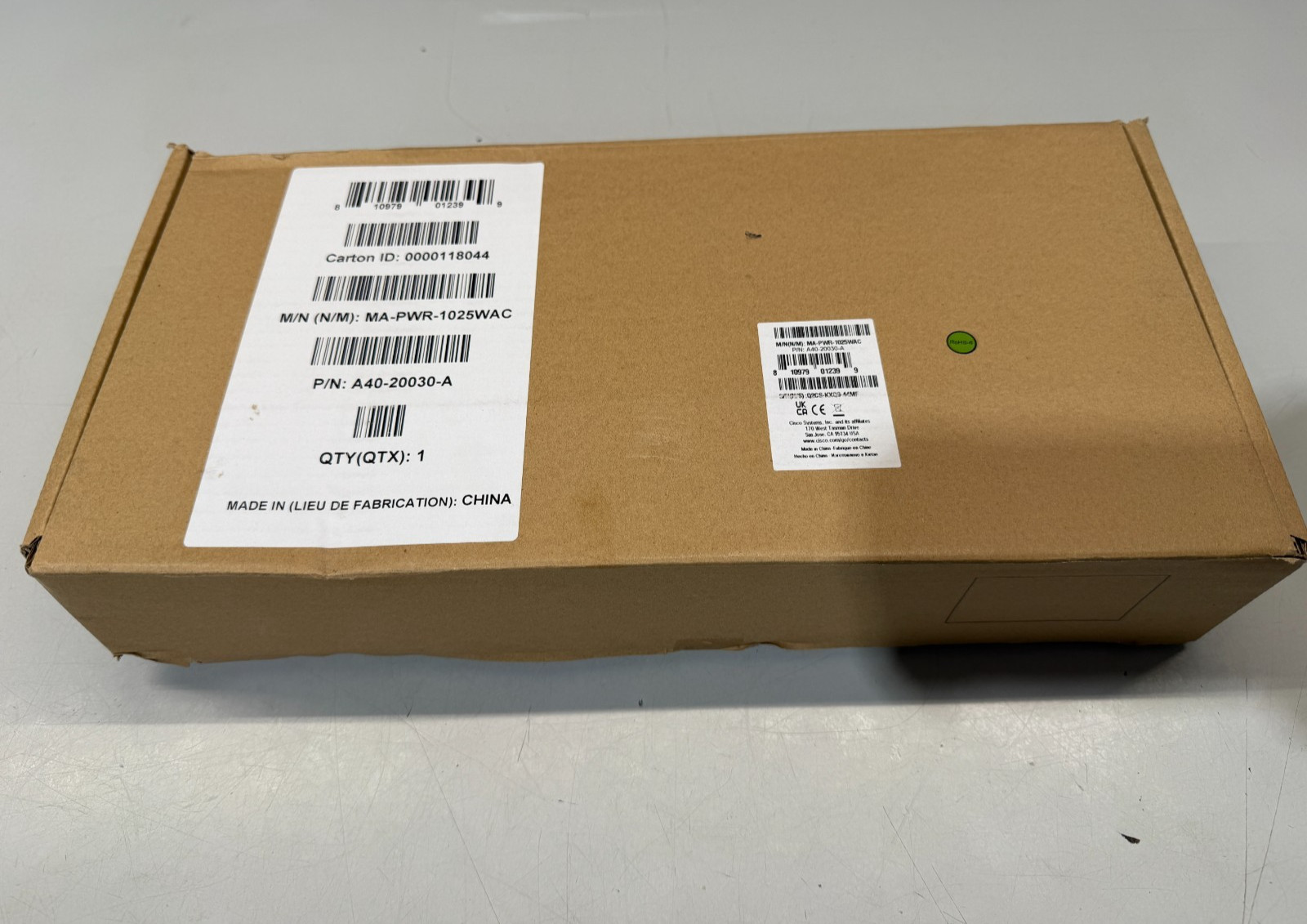 Cisco Merkari 1025W Power Supply - MA-PWR-1025WAC