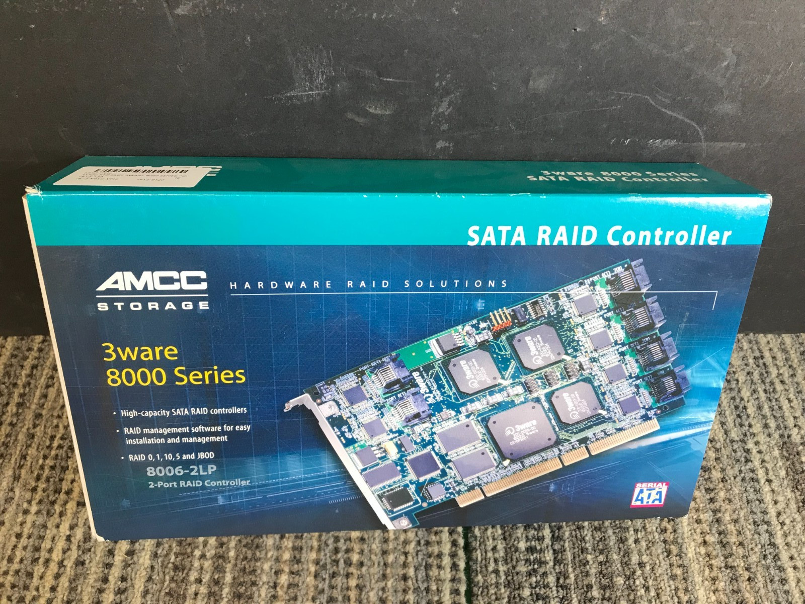 8006-2LP I New AMCC 3ware LSI 701-0185-01 A 2-Port 150MBps SATA RAID Controller