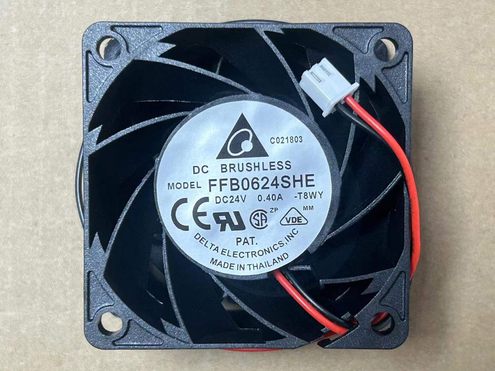 1pcs 6038 24V 0.40A 6CM Inverter Fan 2-wire FFB0624SHE