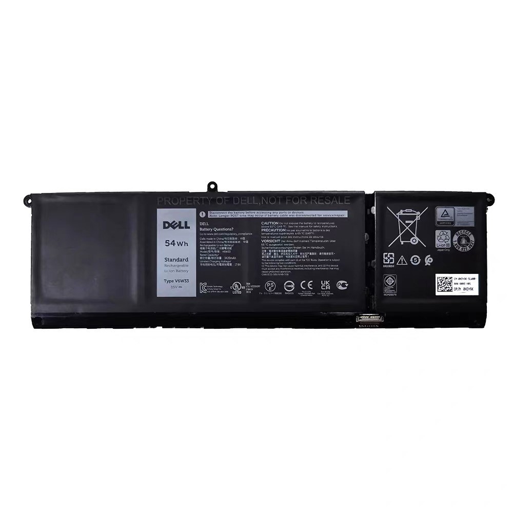 OEM Genuine 54W V6W33 Battery For Dell Inspiron 14 5410 7415 7420 7430 2-in-1