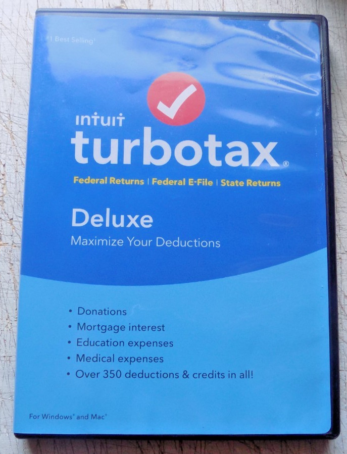 Intuit TURBOXTAX DELUXE 2018  Federal / State Itemized Deductions