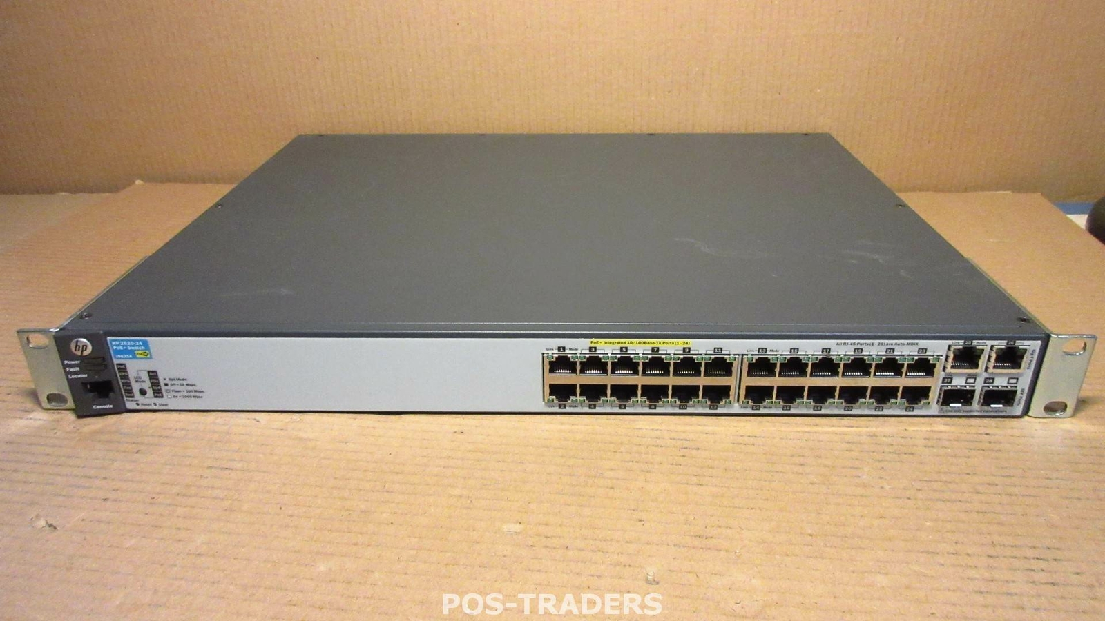 HP J9625A ProCurve 2620-24 24-Port 10/100 PoE+ 2-Port Gigabit Managed Switch