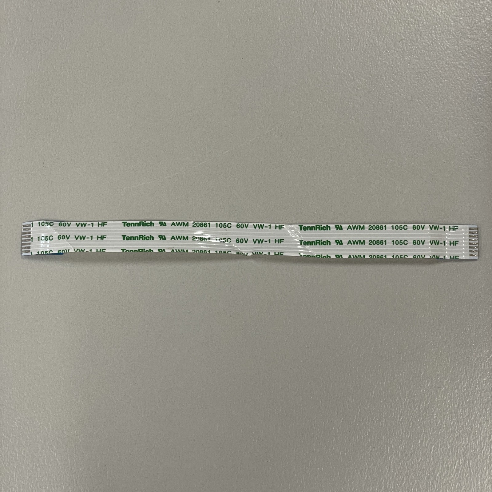 Genuine AWM 20861 8-Pin 120mm x 9mm Flexible Flat Ribbon Cable 105C 60V VW-1