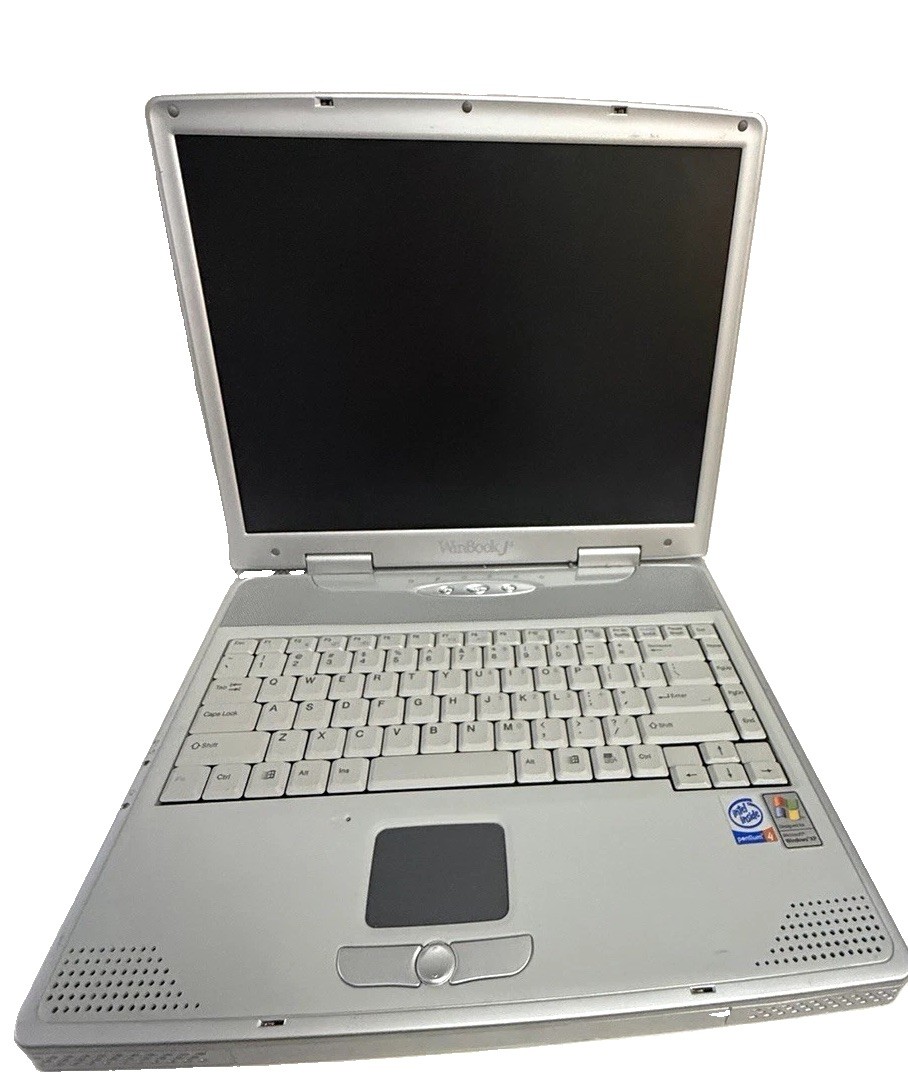 WinBook J4-G731 14" Laptop Pentium 4 3.06GHz 512MB 60GB XP Home Silver Untested