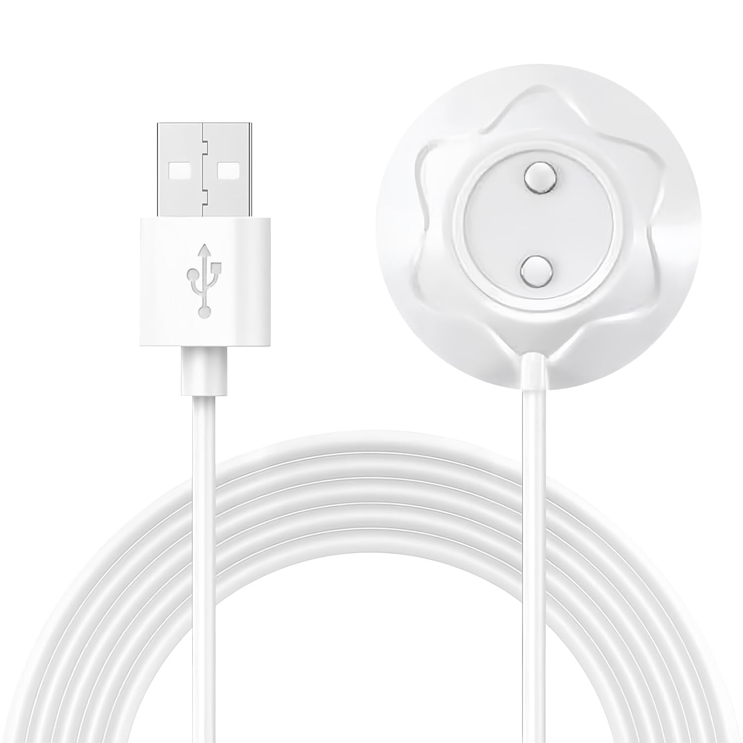 Magnetic Rose Charger USB Cable, Kwevos 2 Prong 2.7ft... 