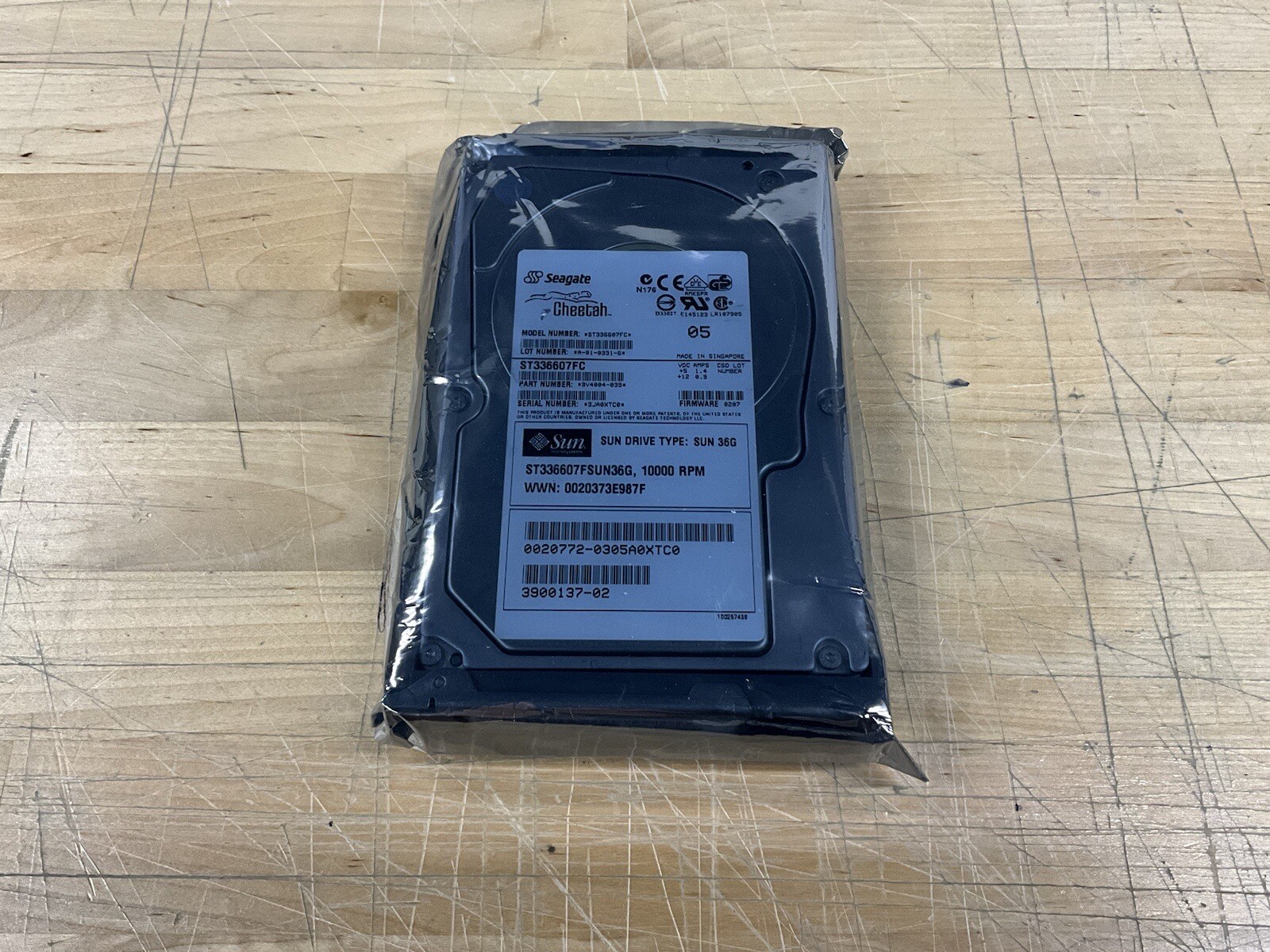 Seagate Cheetah ST336607FC 9V4004-039 SUN 36GB 10k.6 3.5" HDD ST336607FSUN36G