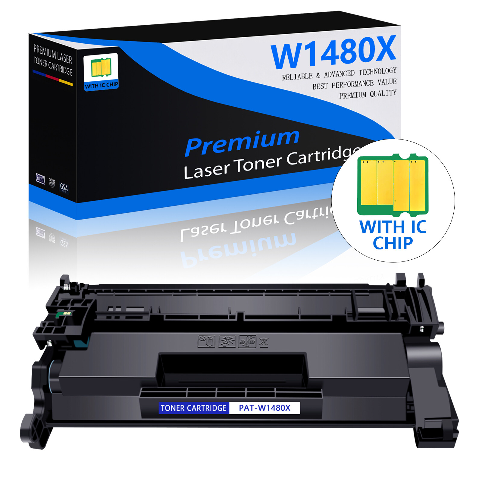 148X W1480X High Yield Compatible Toner Cartridge for HP Pro 4001dw 4001dn LOT