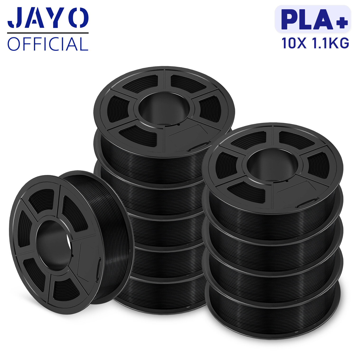 10Rolls JAYO PLA PLA+ PLA Meta PLA Classic 1.75mm Filament 3D Printer 1.1KG 
